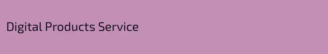 Digital Products Service 